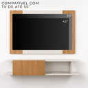 Ver imagem 6 de Painel com Rack para TV - Tokyo c/ Porta 155cm