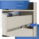 Ver mais imagens de Guarda-Roupa Casal com 6 Portas e 6 Gavetas Angra Espresso Móveis Branco/Arenas