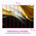 Ver imagem 5 de Papel de Parede Painel 3D Mármore Branco Nero Ouro 4M Auto Colante Lavável Revestimento Brilhoso