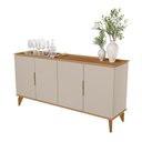 Ver imagem 4 de Buffet Aparador 160cm Isa Jequitiba/off White - Sallar Home