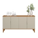 Ver imagem 6 de Buffet Aparador 160cm Isa Jequitiba/off White - Sallar Home