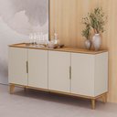 Ver imagem 1 de Buffet Aparador 160cm Isa Jequitiba/off White - Sallar Home