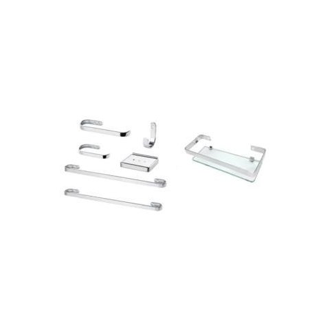 Suporte Kit de Acessório para Banheiro Cromado