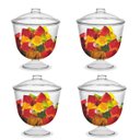 Ver imagem 5 de Kit C/4 Taça Acrílico com Tampa 15x15cm Balas Doces 1500ml