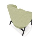 Ver mais imagens de Kit 2 Poltronas Decorativa Sala de Estar Kenya Pés em Ferro Bouclê Preto/verde G33 - Gran Belo
