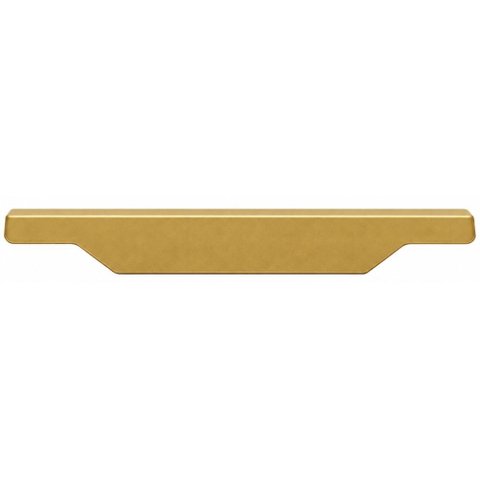 Puxador Sobrepor 20cm Dourado Aço Carbono Schmitt Porta Armá