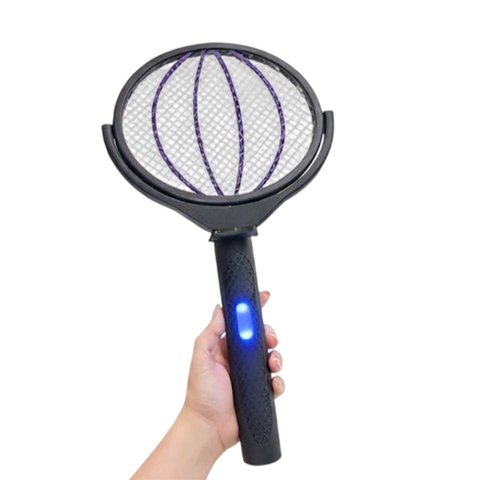 Raquete Eletrica Mata Mosquito Pernilongo Mosca Inseto Luz Uv Repelente Bastao Recarregavel Parede M