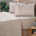 Ver imagem 1 de Jogo de Cama Broderie Microfibra Casal 4 Peças Fendi