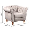 Poltrona Nobreza Classica Retrô Decorativa Chesterfield - 3
