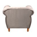 Ver imagem 4 de Poltrona Nobreza Classica Retrô Decorativa Chesterfield Bege