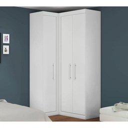 Guarda Roupa Modulado De Canto 3 Portas J00020x5 Branco Pln - 10 Guarda Roupa Modulado De Canto 3 Portas J00020x5 Branco Pln - 10