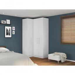 Guarda Roupa Modulado De Canto 3 Portas J00020x5 Branco Pln - 3 Guarda Roupa Modulado De Canto 3 Portas J00020x5 Branco Pln - 3