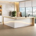 Ver imagem 3 de Mesa Artany Tamburato Supreme Le - Carvalho/Branco
