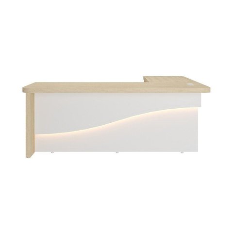 Mesa Artany Tamburato Supreme Le - Carvalho/Branco