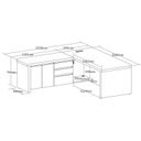 Ver imagem 2 de Mesa Artany Tamburato Supreme Le - Carvalho/Branco