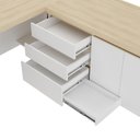 Ver imagem 4 de Mesa Artany Tamburato Supreme Le - Carvalho/Branco