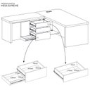 Ver imagem 7 de Mesa Artany Tamburato Supreme Le - Carvalho/Branco