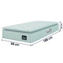 Ver imagem 4 de Cama Box Solteiro Colchão Espuma D45 Lazio Pillow Top Branco Hellen