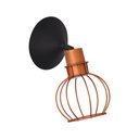 Ver imagem 1 de LUMINÁRIA PAREDE ARANDELA ARAMADO MINI ESFERA PRETO/COBRE - 3008/AR PT/CB