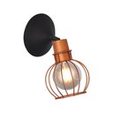 Ver imagem 2 de LUMINÁRIA PAREDE ARANDELA ARAMADO MINI ESFERA PRETO/COBRE - 3008/AR PT/CB