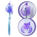 Ver imagem 1 de Kit 4 Suporte Organizador Dispenser Porta Escova de Dente:roxo