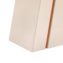 Ver imagem 5 de Mesa de Jantar Retangular Tampo Chanfrado 170x90 Dj Móveis Gabi Off White Freijó