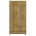 Ver imagem 1 de Guarda Roupa 102 Cm 4 Portas Plus 10090 Nature Vlr