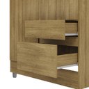 Ver imagem 5 de Guarda Roupa 102 Cm 4 Portas Plus 10090 Nature Vlr