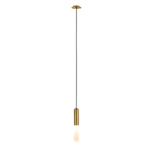 Luminária Pendente Teto Cama Sala Dourado Cristal 26cm Gu10