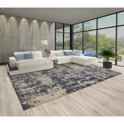 Tapete P/ Sala Serido B2694 L.Grey/Navy 2,30X3,00 São Carlos - 2