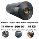 Ver imagem 3 de Lona Preta Zen Plast - 45kg 600m2 75 Micras 6 Metros X 100 Metros
