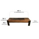 Ver imagem 2 de Aquecedor Ambientalista Rústico Ferro e Madeira de Demolição Libertas Rosas Artesanato Lareira Ecoló