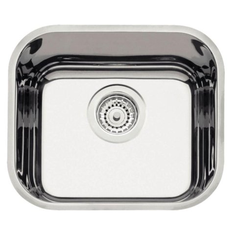 Cuba Tramontina Aço Inox Alto Brilho 20,5l Embutir Bancadas Pias Cozinha Modelo Lavínia 40 Bl