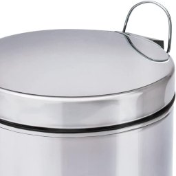 Lixeira de Aço Inox Com Pedal e Tampa 20L MOR Balde Interno - 6