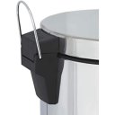 Ver imagem 7 de Lixeira de Aço Inox Com Pedal e Tampa 20L MOR Balde Interno
