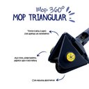 Ver imagem 3 de Mop de Limpeza Triângulo Ajustável Giratório 360° Sortido