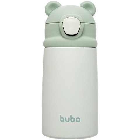 Copo Termico Treinamento Parede Dupla Ursinho Verde Buba