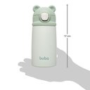 Ver imagem 7 de Copo Termico Treinamento Parede Dupla Ursinho Verde Buba