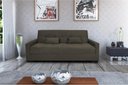 Ver imagem 2 de Sofá Cama Lavínia 3 Lugares Suede Capuccino Matrix