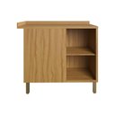 Ver imagem 3 de Módulo Cozinha Ronipa Tempranillo Balcão Tempranillo Canto Reto C/ 1 Porta C/ Tampo 98cm Amendoa/