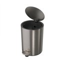 Ver imagem 2 de Lixeira Deca Suprema 1005.Red.5.Inx com Pedal 5L Redonda Inox