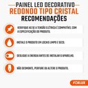 Ver imagem 7 de Painel LED Redondo Decor Foxlux 32W Branco Frio Bivolt Kit 2