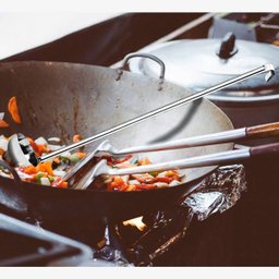 Jogo 3 Utensílios Restaurante Escumadeira Colher de Arroz Concha Grandes Brinox Cozinha Industrial I - 8