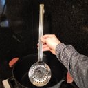 Ver imagem 4 de Jogo 3 Utensílios Restaurante Escumadeira Colher de Arroz Concha Grandes Brinox Cozinha Industrial I