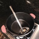Ver imagem 6 de Jogo 3 Utensílios Restaurante Escumadeira Colher de Arroz Concha Grandes Brinox Cozinha Industrial I