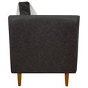 Ver imagem 7 de Kit 2 Poltronas Decorativa para Sala Recepção Consultório Aviv Luxo Corino e Linho
