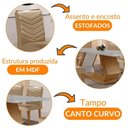 Ver imagem 6 de Mesa de Jantar Alvorada 180cm com 6 Cadeiras Liz Moderna Turim 07/off White/imbuia