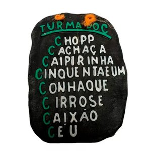 Placa de Churrasco Decorativa - Cantinho do Churrasco - Turma do C - Verde