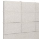 Ver imagem 6 de Cabeceira Cama Box Casal King 195 cm Roma W01 Linho Champagne - Lyam Decor