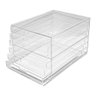 Gaveteiro Acrílico Organizador de Papéis A4 com 6 Gavetas Centauri Acrílicos Gav-p06-a4 - 5